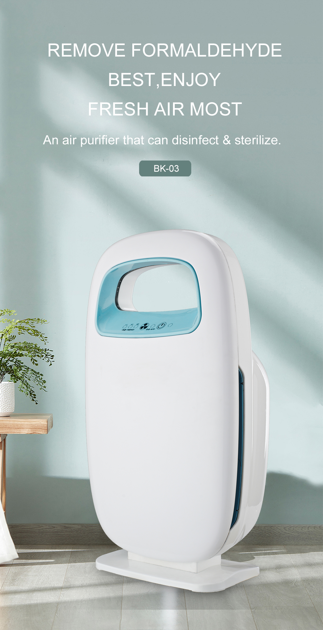 Remova o melhor formaldeído, desfrute de ar fresco mais BK-03