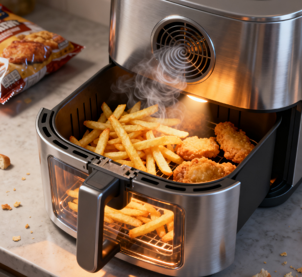 Você pode cozinhar alimentos congelados em uma fritadeira de ar?